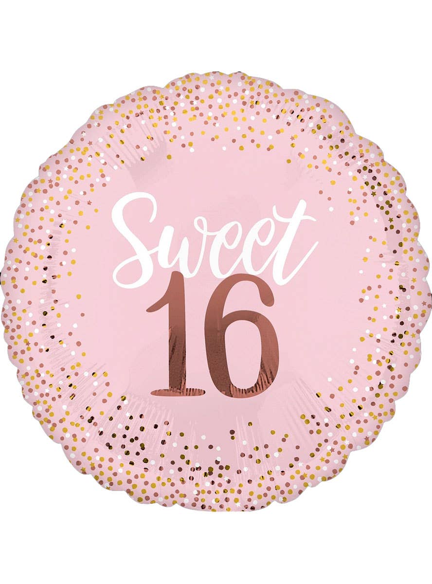 Image of Sweet 16 Pink and Gold Jumbo 71cm Party Balloon
