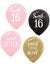 Image of Sweet 16 Pink and Gold 15 Pack Party Balloons