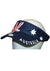 Navy Blue Aussie Flag Novelty Visor Aussie Hat Australia Day Merchandise - Main Image