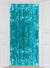 Image of Teal Foil Tassel 2m x 90cm Backdrop Decoration