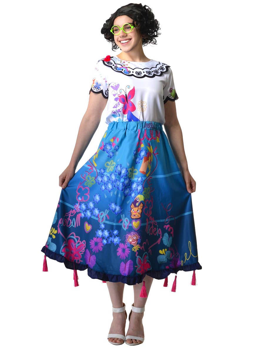 Image of Mirabella Tween Girl's Deluxe Costume with Bag - Front View