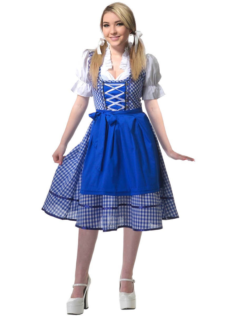 Image of Storybook Gretel Teen Girl's Dirndl Dress Costume - Main Image