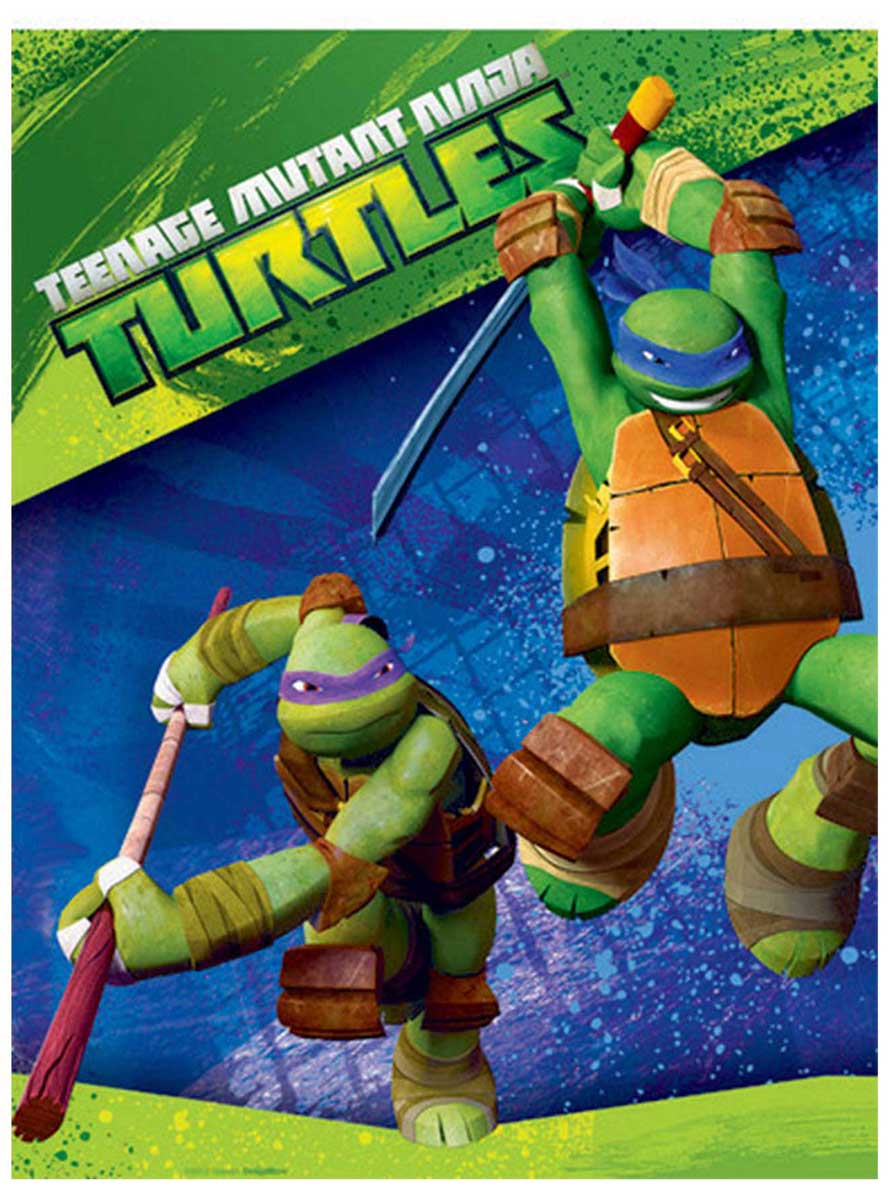 Image Of TMNT Large Paper Table Cover - Alternate Image