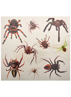 Image of Creepy Crawly Spiders Halloween Temporary Tattoos