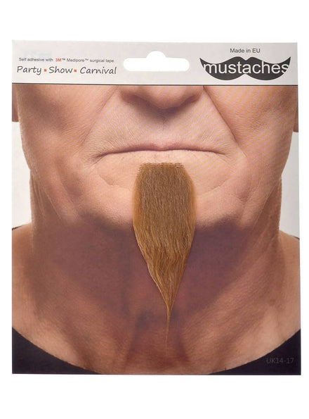 Self Adhesive Ginger Brown Goatee Costume Beard