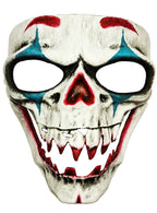 Skeleton Clown Face Halloween Costume Mask