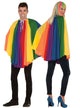 Adults Rainbow Striped Costume Cape