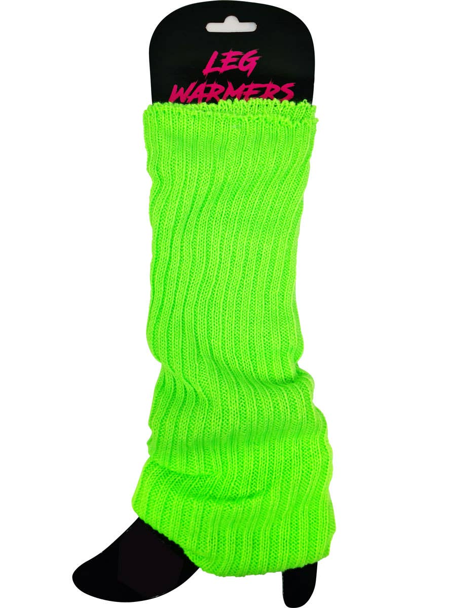 Green 1980s Leg Warmers Accessory