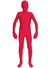 Teen Boys Red Second Skin Suit Costume