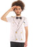 Men's Printed Faux Real Cruise Ship Captain Costume Shirt Front Image