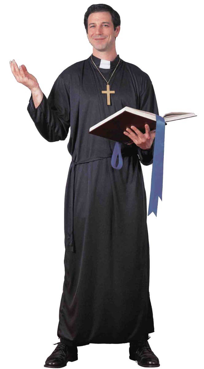 Image of Bible Preacher Mens Priest Costume