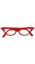 Red Women's Dame Edna Diamante Rockabilly Costume Glasses Accessory Main Image