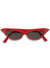 Red Dame Edna 50s Dress Up Costume Sunglasses - Main Image