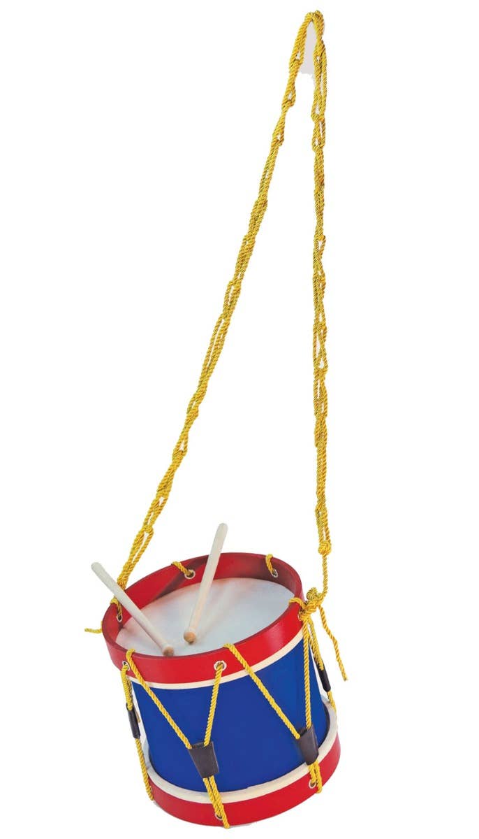 Yellow Blue And Red Marching Band Deluxe Quality Musical Drum Instrument Costume Accessory Main Image
