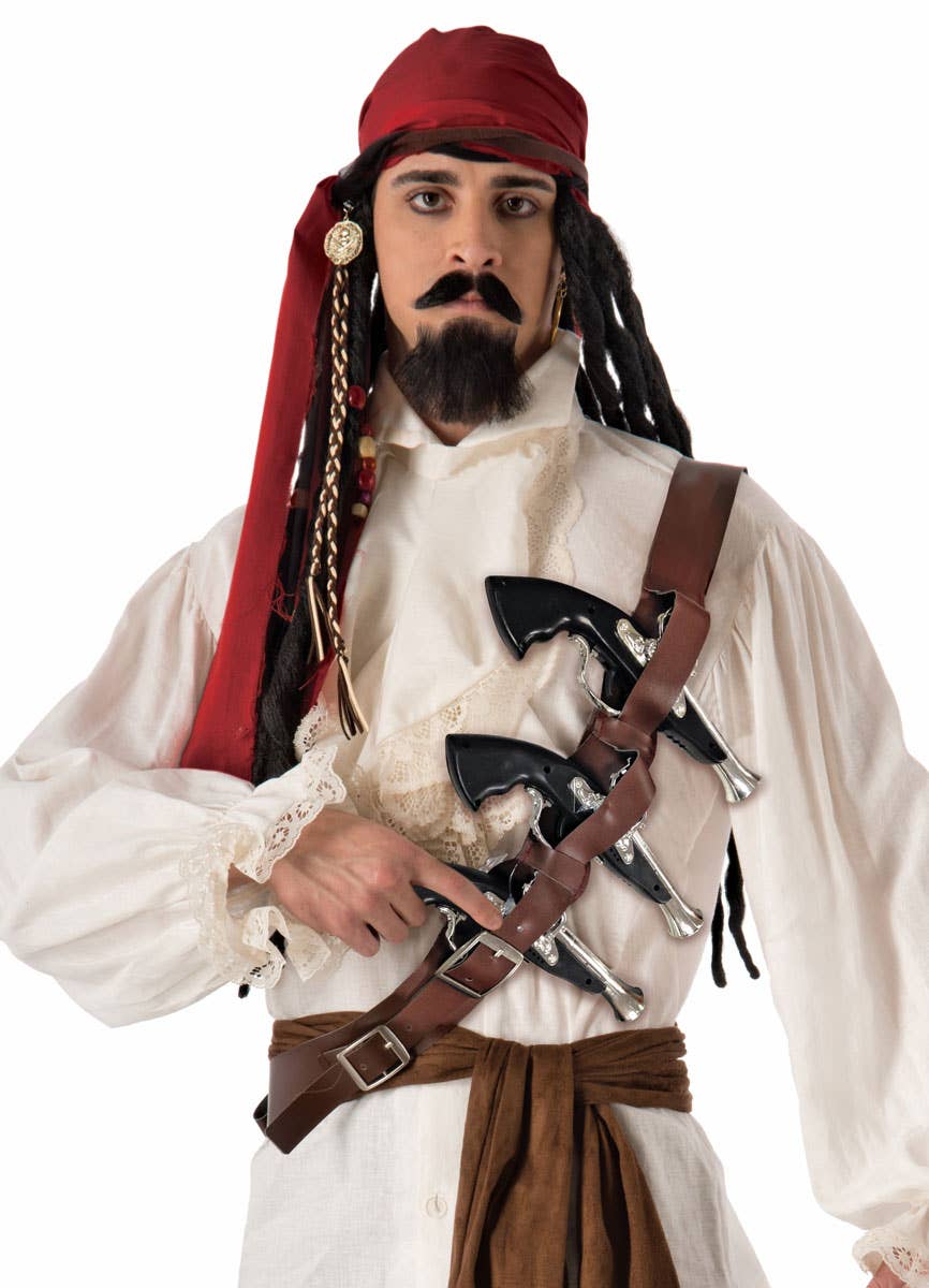 Over The Shoulder Pirate Belt with Included Guns