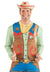 Men's Faux Real Toy Woody Cowboy Costume Top