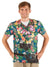 Men's Funny Tourist Printed Faux Real Costume Shirt Front Image