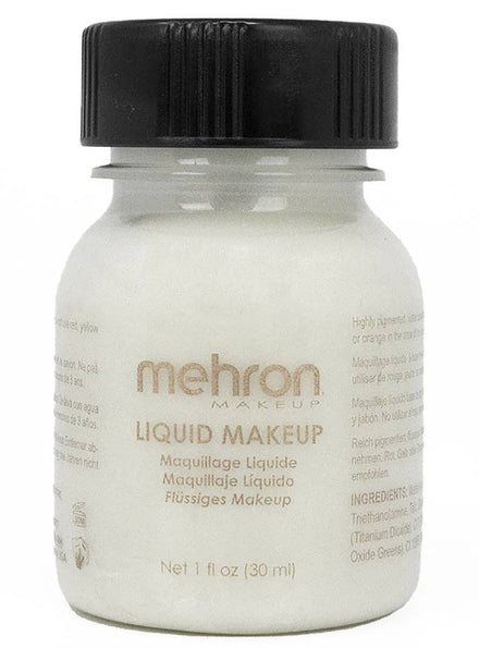 30ml Mehron White Liquid Makeup