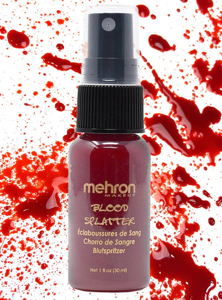 Mehron Bright Red Blood Spray Halloween Special Effects - Alternate Image