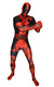 Digital Adult's Deadpool Skin Suit Fancy Dress Costume Front View