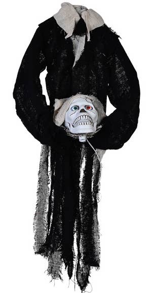 Emilio the Headless Waiter Hanging Animated Skeleton Halloween Haunted House Decoration