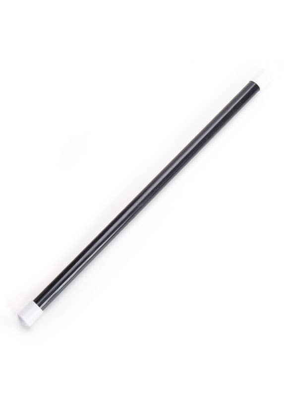 Black 40cm Magician's Costume Wand with White Tips