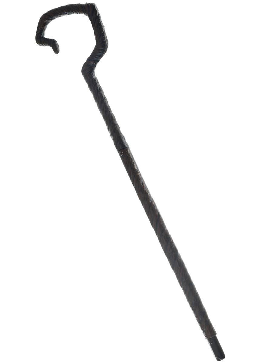 Crooked Shepherd's Staff | Brown Shepherd Crook Costume Accessory