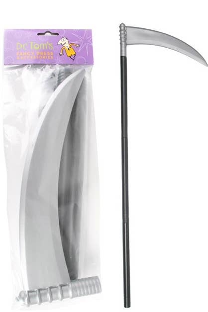 Collapsible Grim Reaper Halloween Costume Accessory Sickle