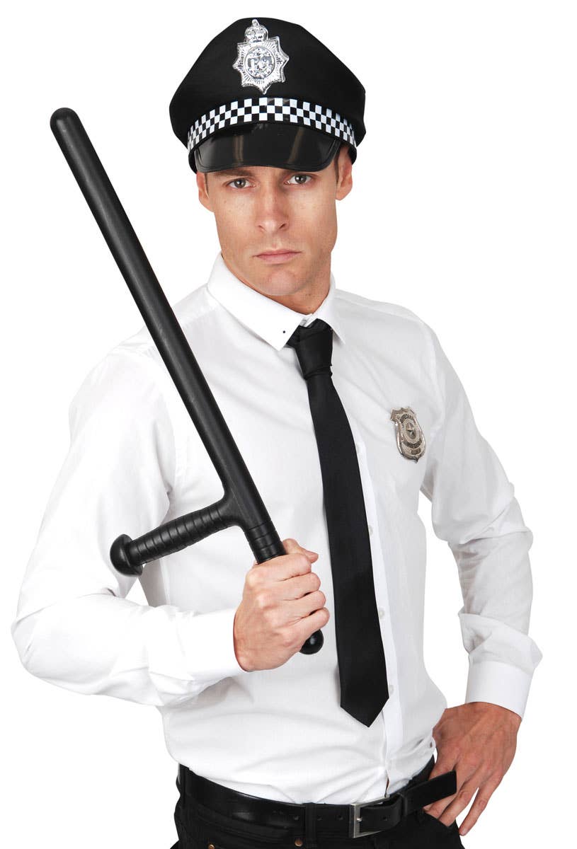 Police Officer Black Baton Costume Accessory