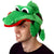 Funny Green Crocodile Hat Costume Accessory Main Image
