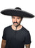 Adults Large Black and Silver Mexican Sombrero Hat