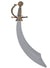 Silver and Gold Pirate Cutlass Sword