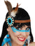 Braided Native American Costume Headpiece with Feathers