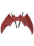 Red Latex and Fabric Devil Costume Wings
