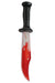 Blood Soaked Plastic Knife Costume Weapon with a Black Handle