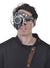 Men's Half Face Deluxe Silver Steampunk Costume Mask