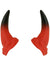Mini Red and Black Halloween Devil Horns with Elastic Headband Main Ima