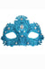 Decorative Blue Crystal Lace Women's Masquerade Mask