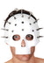 Matte White Spiked Skull Halloween Costume Mask Main Image
