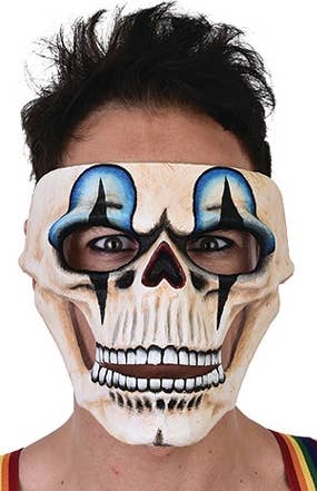 Clown Skull Halloween Masquerade Face Mask