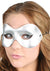 Image of Cat Eye Silver Womens Masquerade Mask