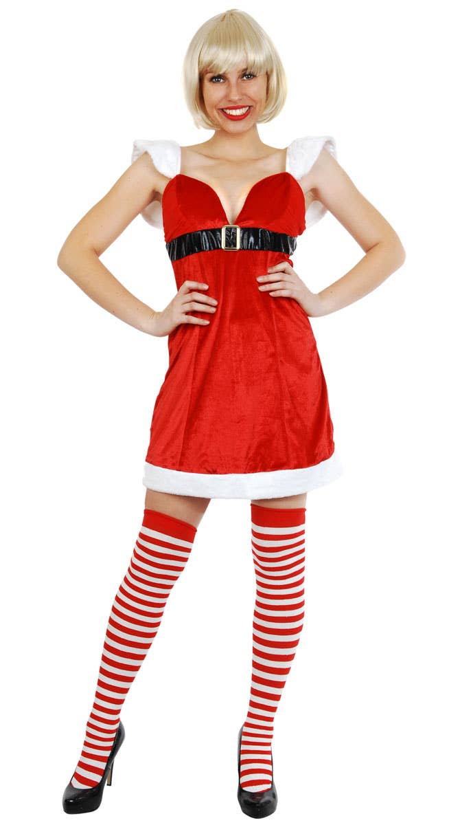 Sexy Mrs Claus Women's Christmas Dress Costume -  Main Image