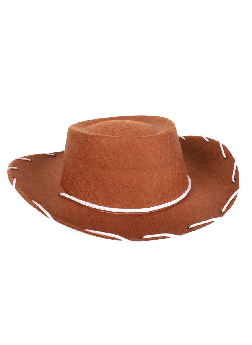 Kid's Brown Wild West Cowboy Costume Hat