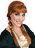 Auburn Princess Anna Braided Costume Wig for Women