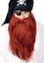 Men's Ginger Long Red Pirate Costume Beard