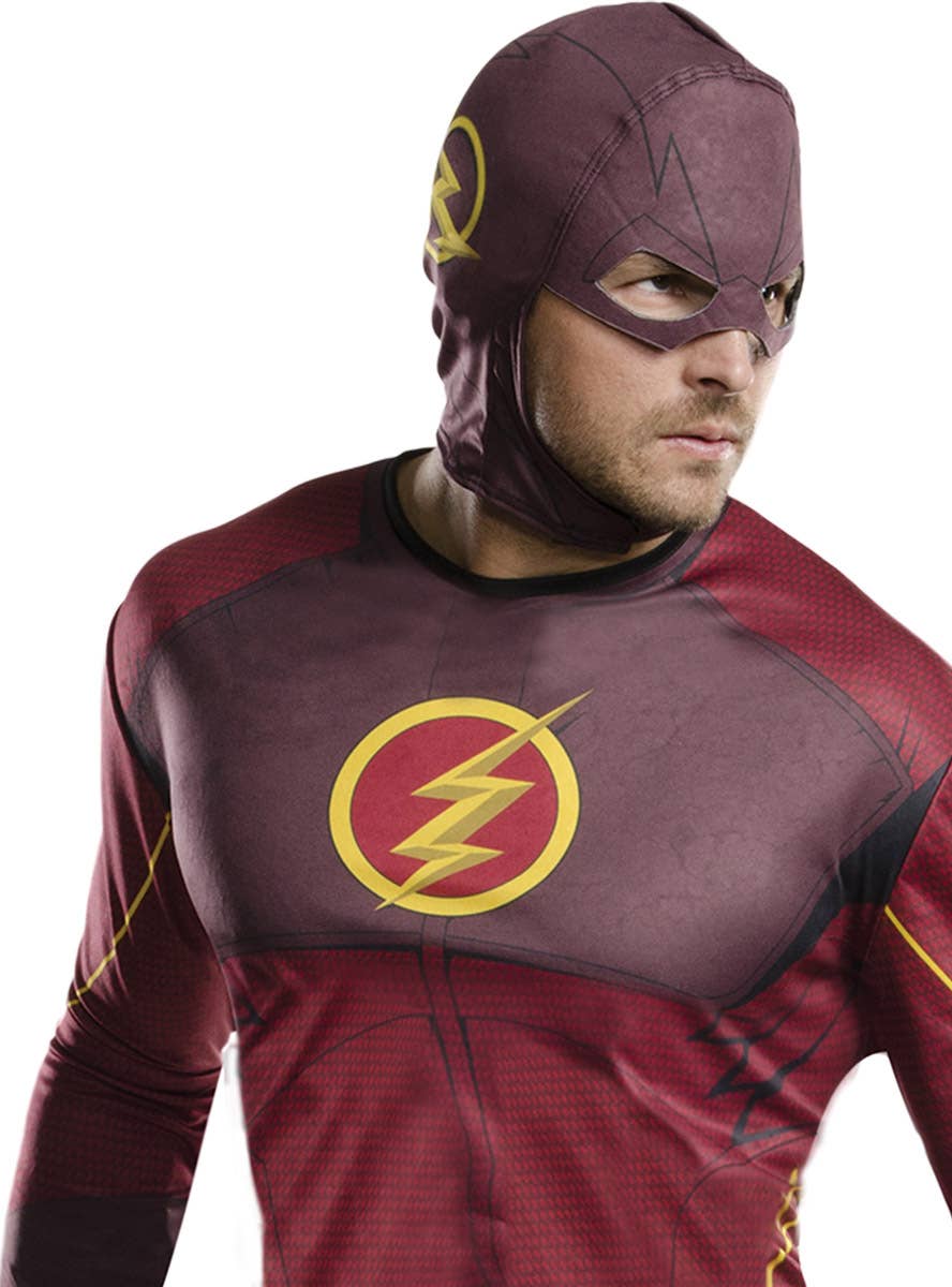 Image of The Flash Men's DC Comics Superhero Costume - Close Image 1