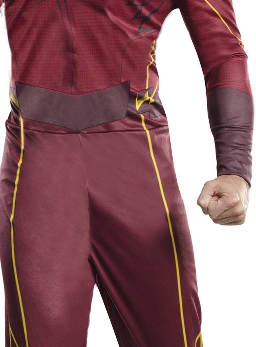 Image of The Flash Men's DC Comics Superhero Costume - Close Image 2