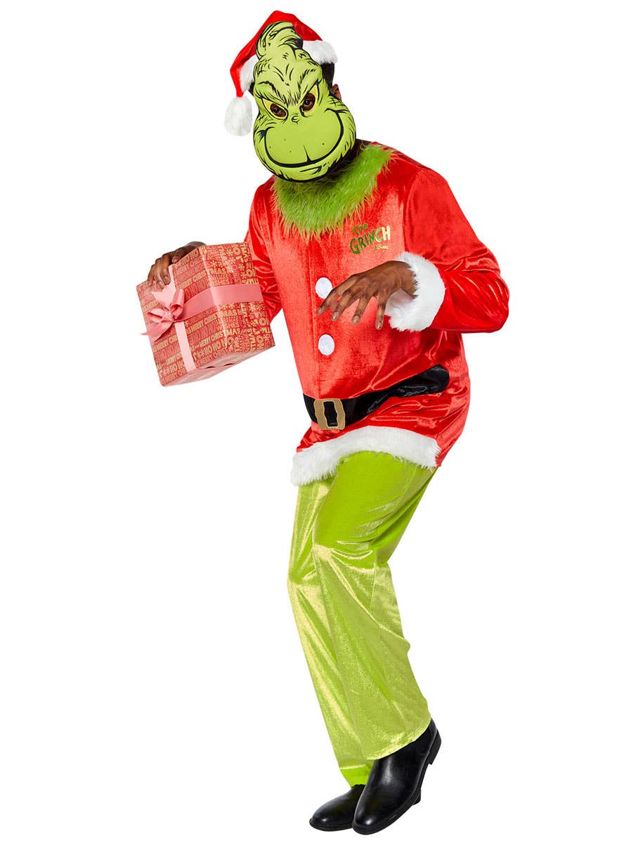 Image of The Grinch Mens Dr Seuss Christmas Costume - Alternate Front Image