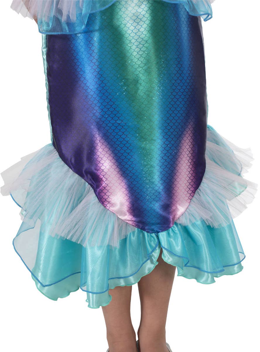 Image of Disney Princess Ariel Girls Little Mermaid Costume - Close View 2