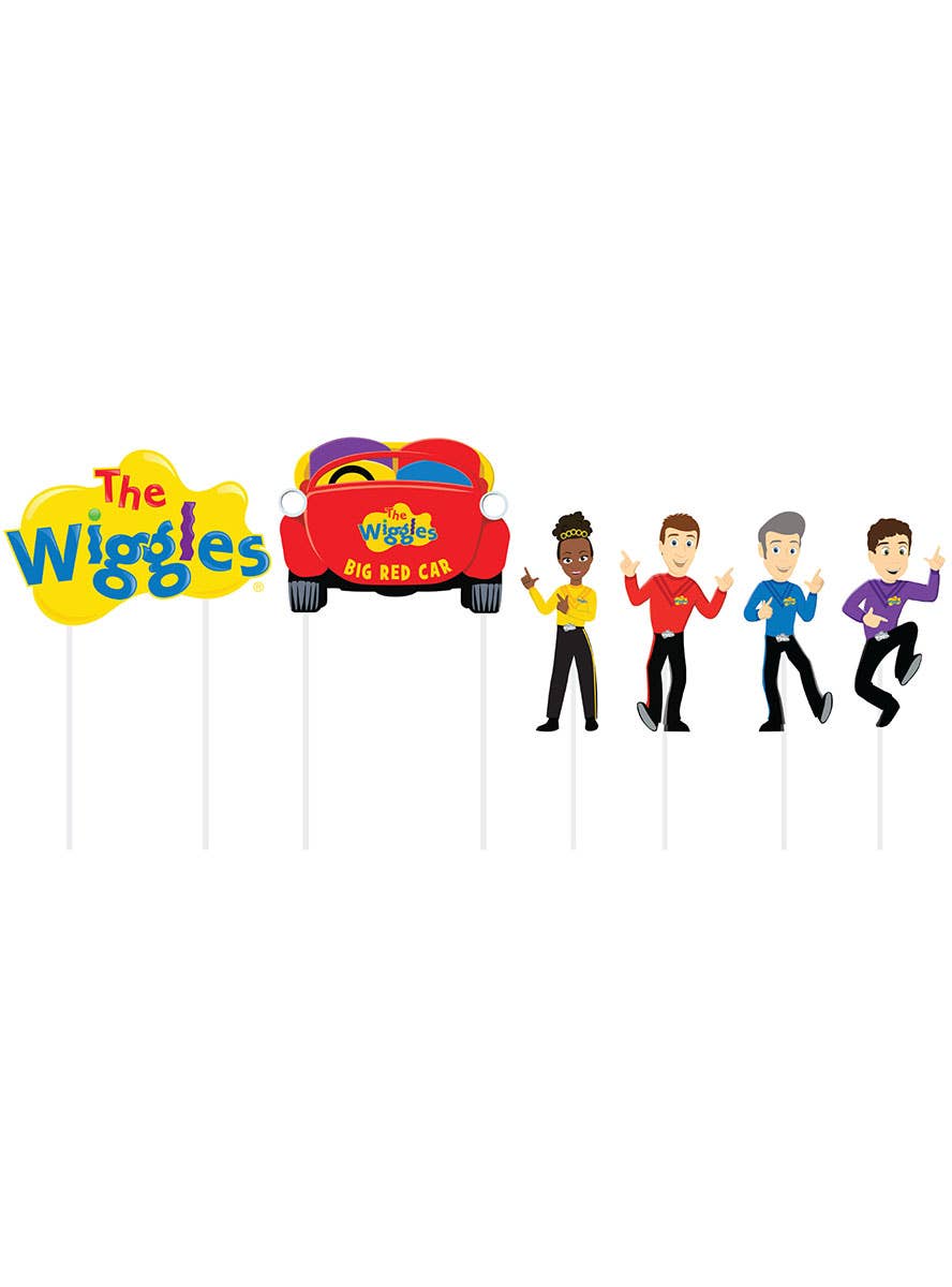 Image of The Wiggles Birthday Cake Topper Set